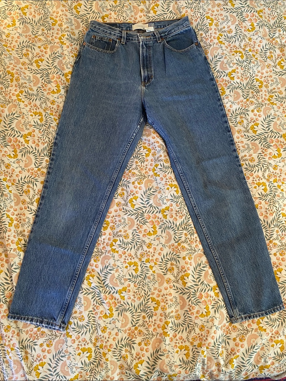 GAP High-Rise Blue Denim Jeans